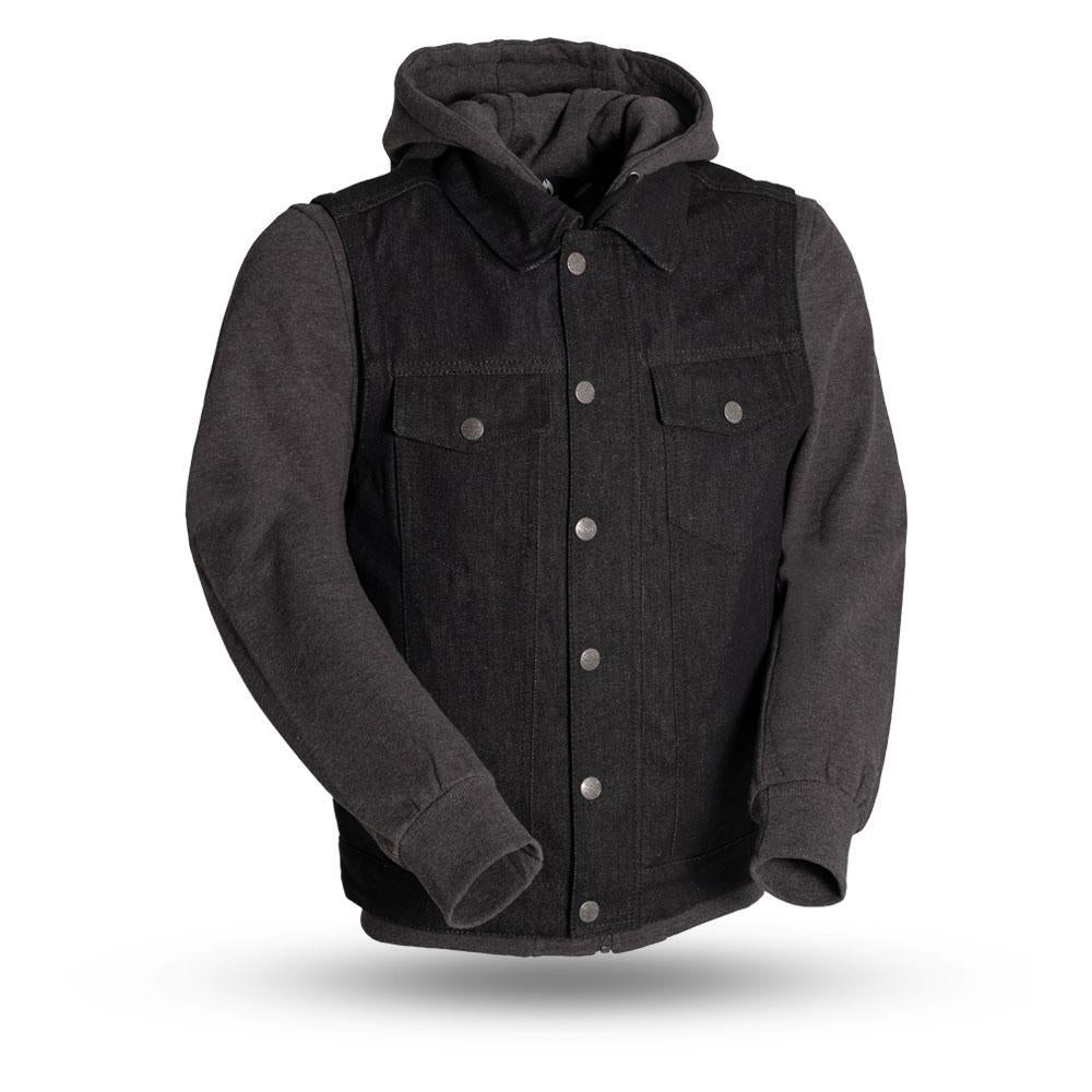 Rook Denim Vest with hoodie